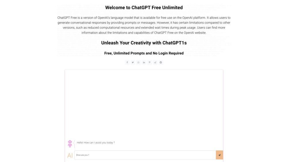 ChatGPT Free and Unlimited Prompts - Review 【2025】 - Groot Ai Hub